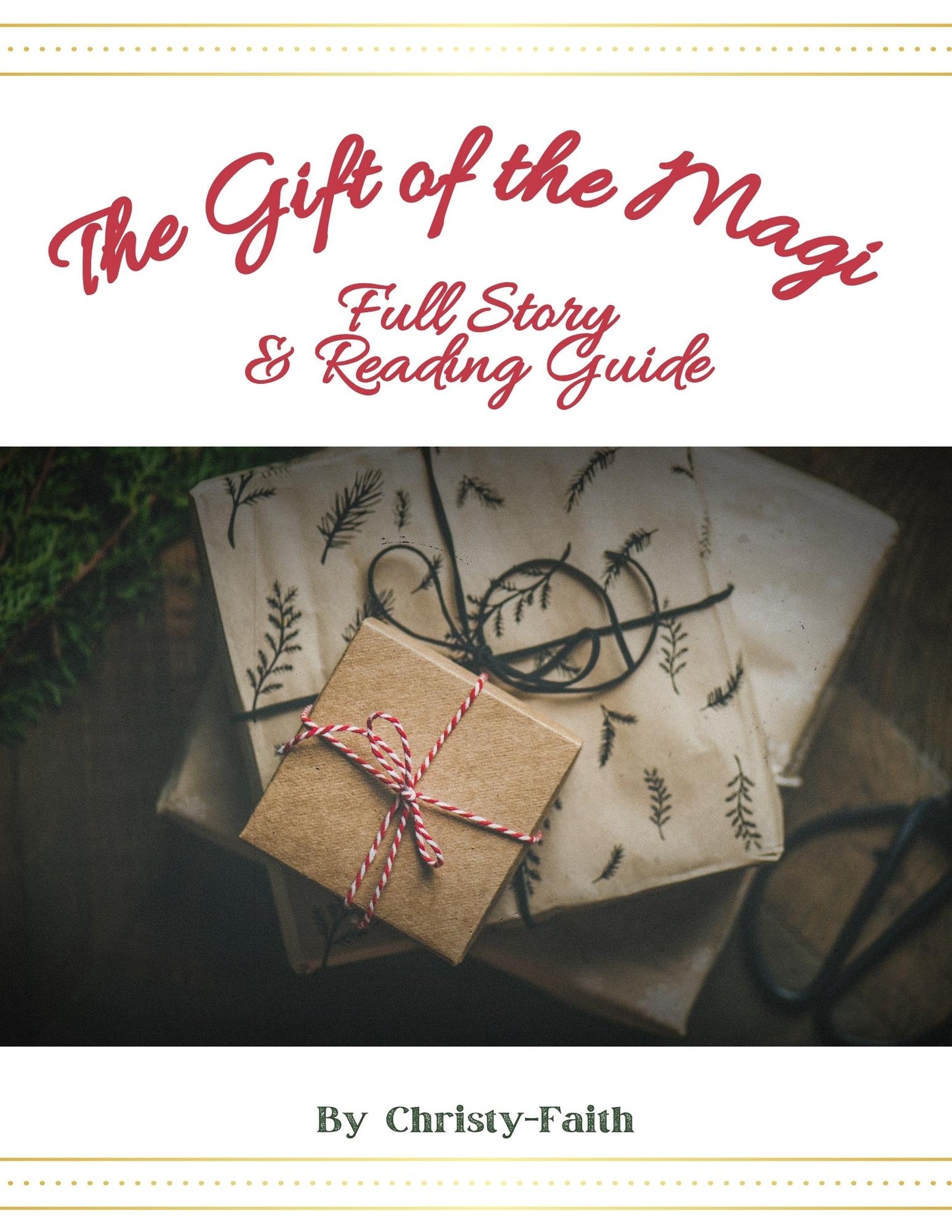 The Gift of the Magi - Full Story + Reading Guide (Instant Download)