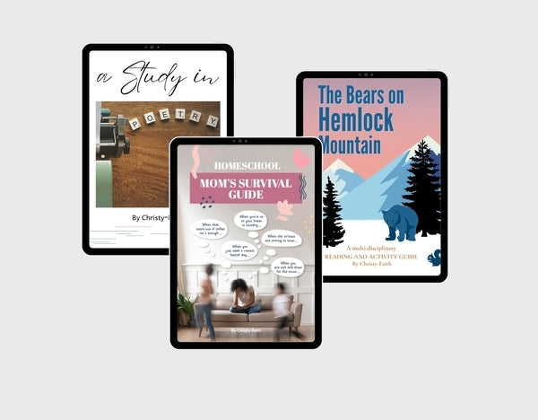 New Thrive Member Supplement Bundle - 70% OFF (Homeschool Mom's Survival Guide + Poetry Study + Bears on Hemlock Mountain)